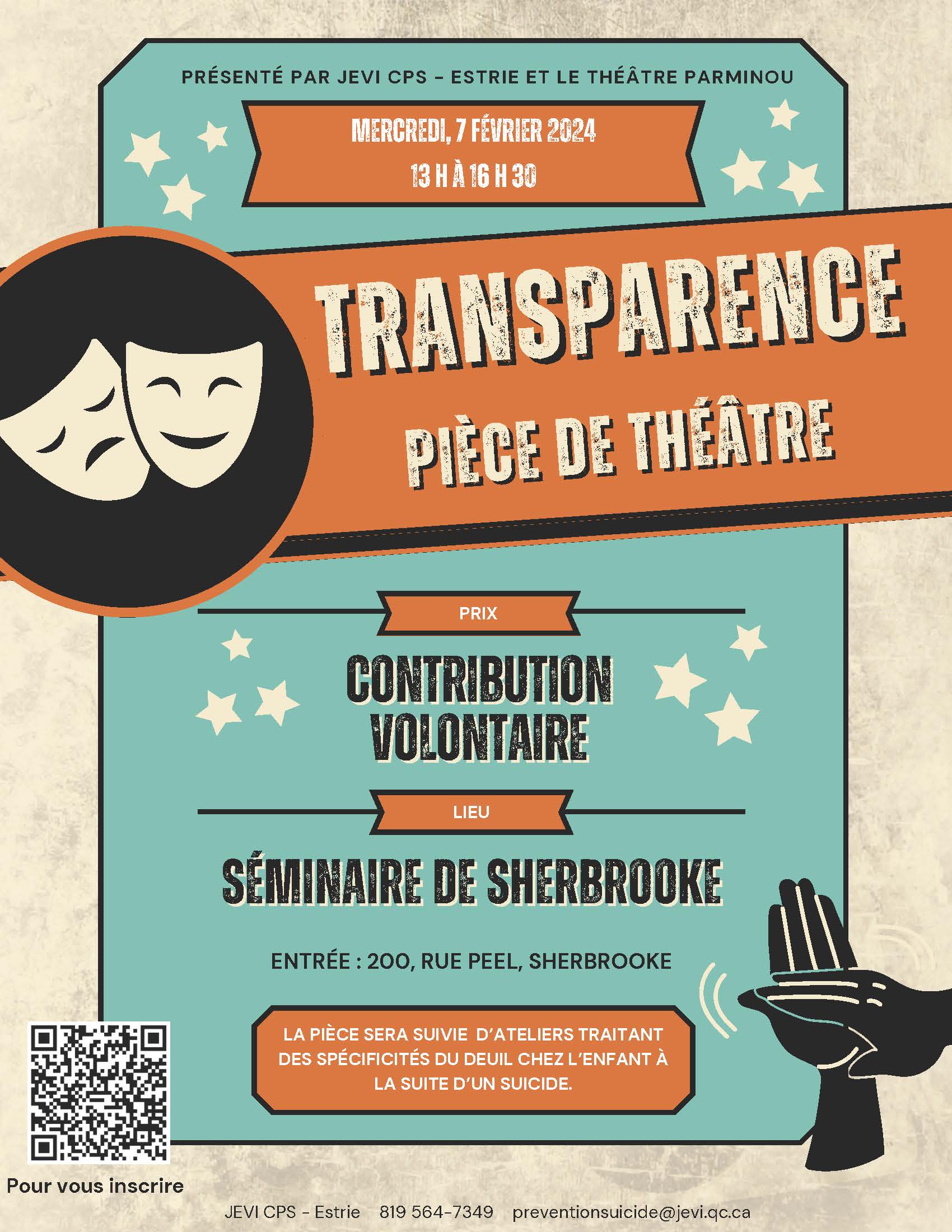 Pièce de théâtre Transparence
